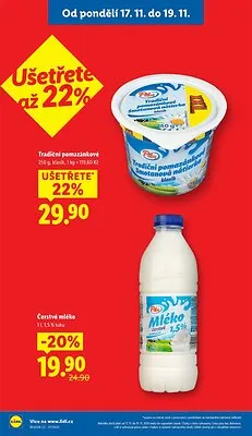 akční leták Lidl 17.11.2025-19.11.2025