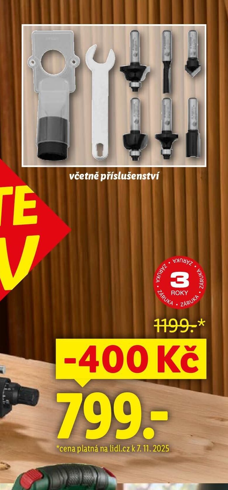 Parkside Horní frézka 1 200 W