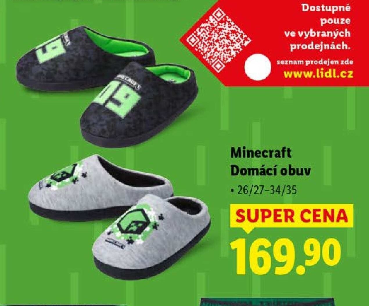 Minecraft Domácí obuv