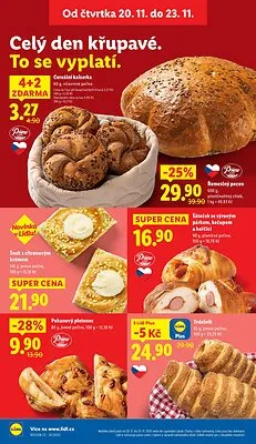 akční leták Lidl 20.11.2025-23.11.2025