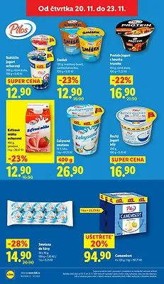 akční leták Lidl 20.11.2025-23.11.2025