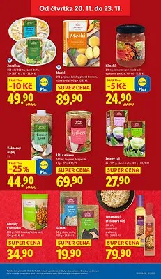 akční leták Lidl 20.11.2025-23.11.2025