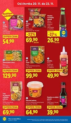 akční leták Lidl 20.11.2025-23.11.2025