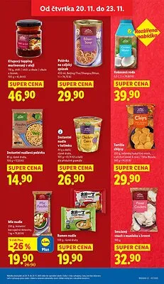 akční leták Lidl 20.11.2025-23.11.2025