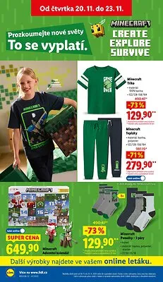 akční leták Lidl 20.11.2025-23.11.2025
