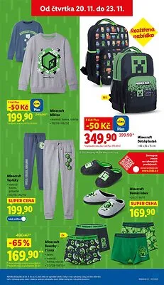 akční leták Lidl 20.11.2025-23.11.2025
