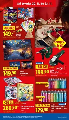 akční leták Lidl 20.11.2025-23.11.2025