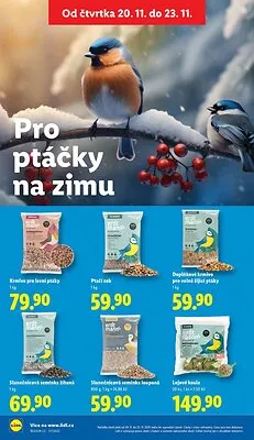 akční leták Lidl 20.11.2025-23.11.2025