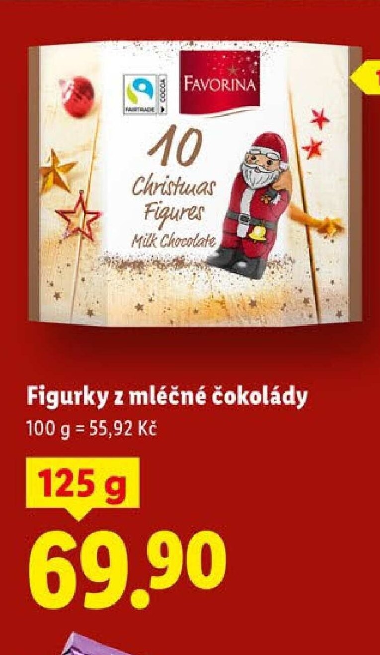 Figurky z mléčné čokolády