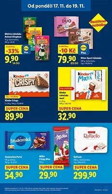 akční leták Lidl 17.11.2025-19.11.2025