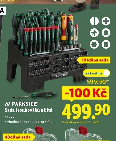 PARKSIDE Sada šroubováků a bitů - Lidl akcniletaky.com