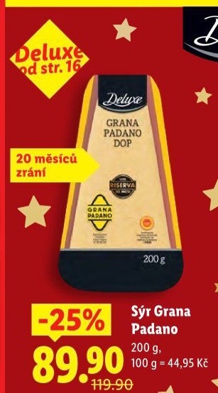 Sýr Grana Padano Deluxe
