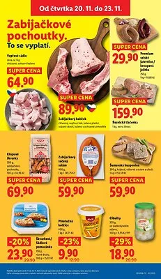 akční leták Lidl 20.11.2025-23.11.2025
