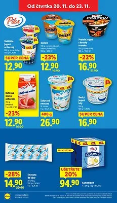 akční leták Lidl 20.11.2025-23.11.2025