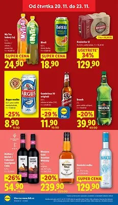 akční leták Lidl 20.11.2025-23.11.2025