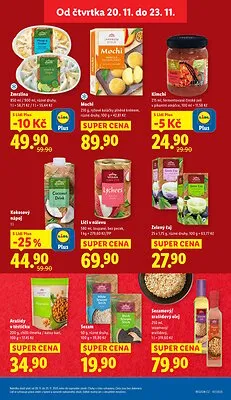 akční leták Lidl 20.11.2025-23.11.2025
