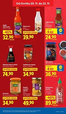 akční leták Lidl 20.11.2025-23.11.2025