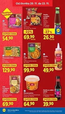 akční leták Lidl 20.11.2025-23.11.2025