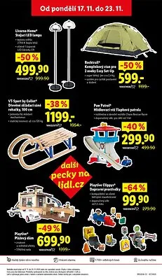 akční leták Lidl 20.11.2025-23.11.2025