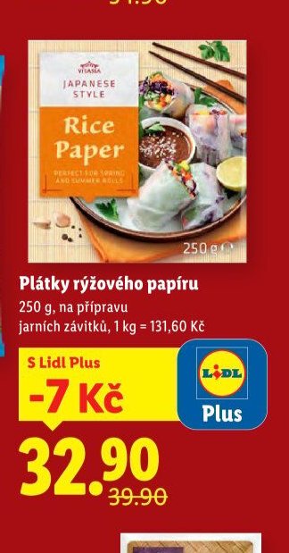 Vitasia Plátky rýžového papíru