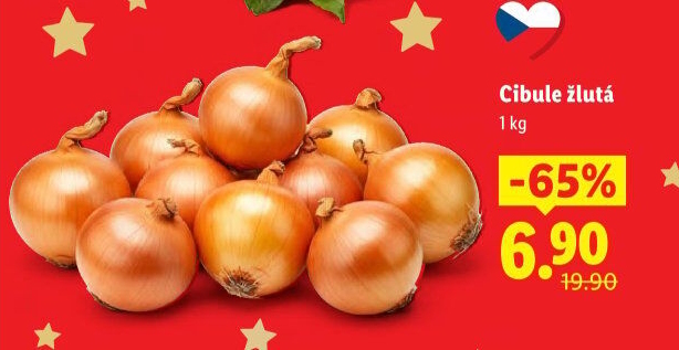 Cibule kuchyňská žlutá