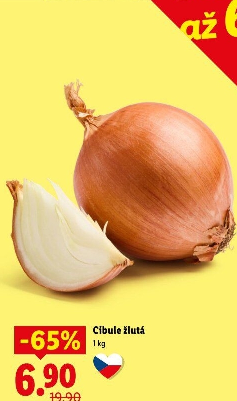 Cibule kuchyňská žlutá