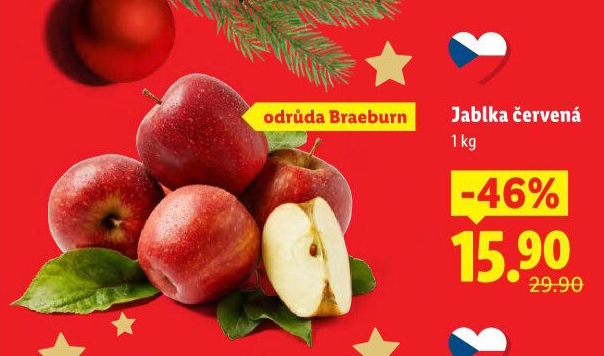 Jablka Braeburn