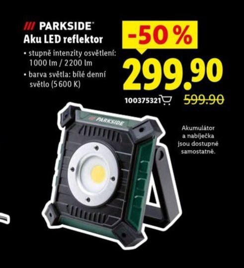 PARKSIDE Aku LED reflektor