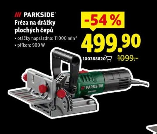 PARKSIDE Fréza na drážky plochých čepů