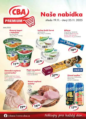 akční leták CBA 19.11.2025-25.11.2025