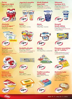 akční leták CBA 19.11.2025-25.11.2025