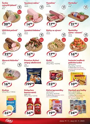 akční leták CBA 19.11.2025-25.11.2025