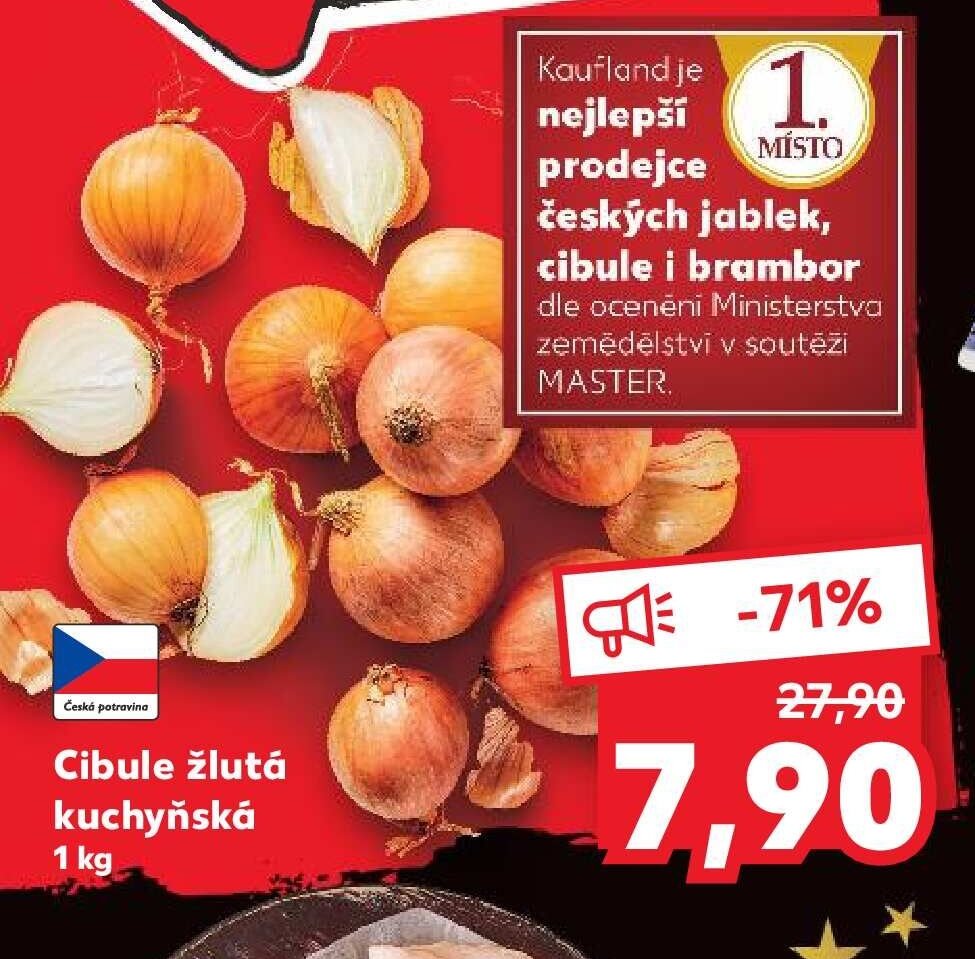 Cibule žlutá kuchyňská 1 kg