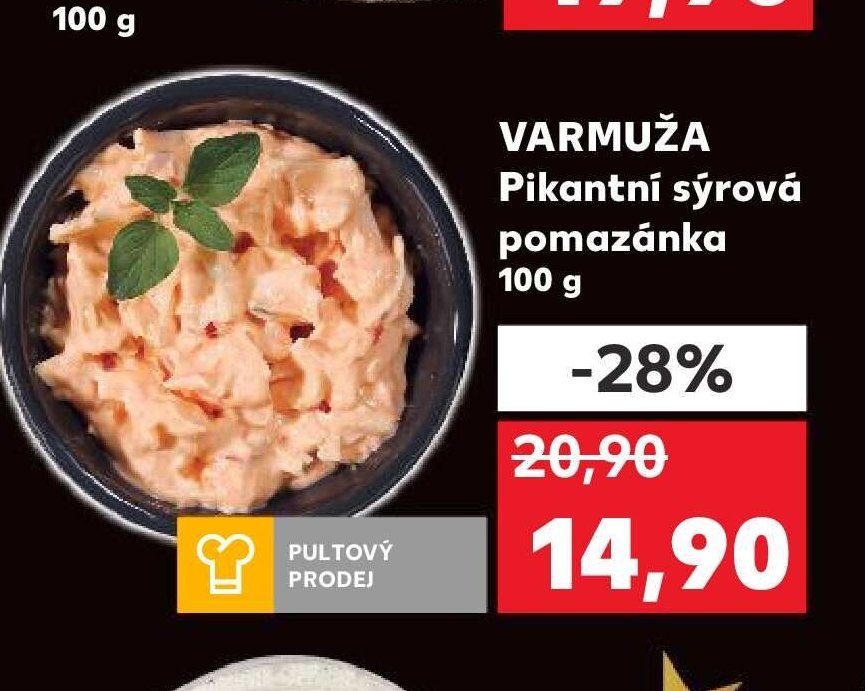 VARMUŽA Pikantní sýrová pomazánka 100 g
