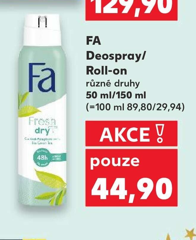 Fa Deospray/Roll-on