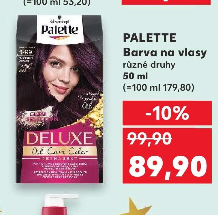 Palette Barva na vlasy