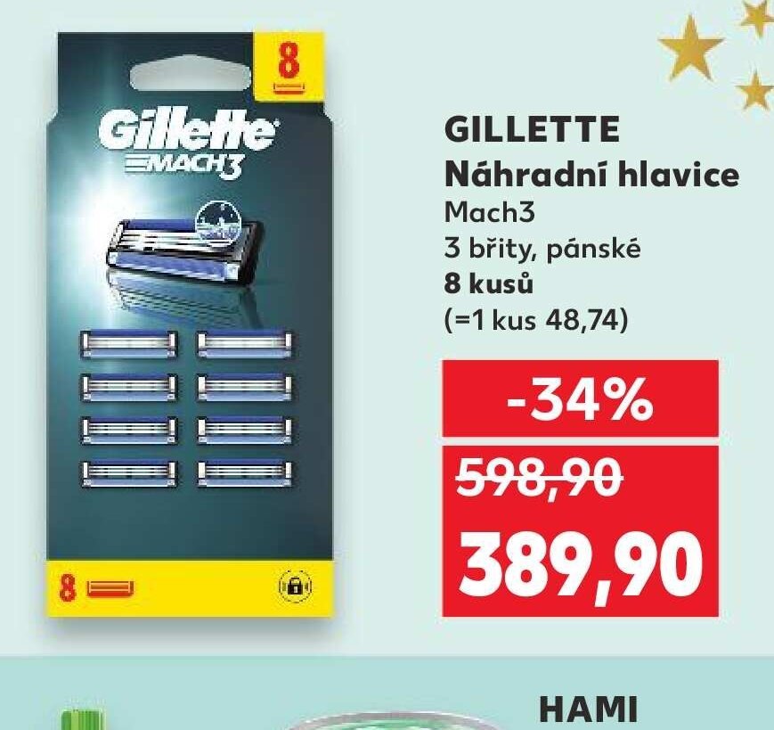 Gillette Náhradní hlavice