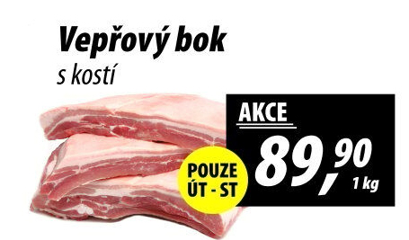 Vepřový bok s kostí