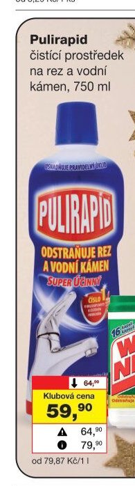Pulirapid čisticí prostředek