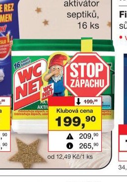 WC NET aktivátor septiků