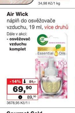 Air Wick náplň do osvěžovače vzduchu