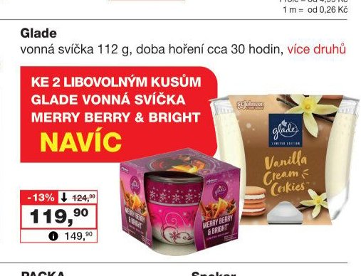 Glade vonná svíčka