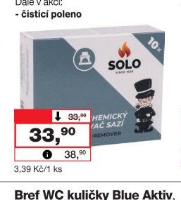 Sazínek chemický odstraňovač sazí, 10 ks