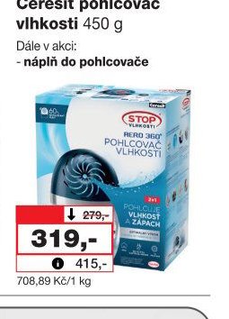 Ceresit pohlcovač vlhkosti 450 g