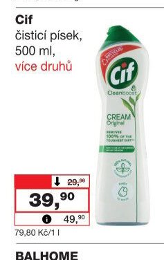 Cif čisticí písek, 500 ml