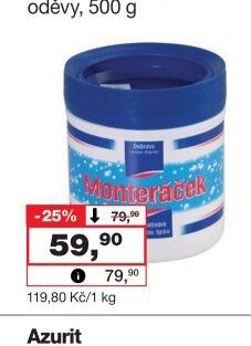 Monteráček prací prášek na pracovní oděvy, 500 g
