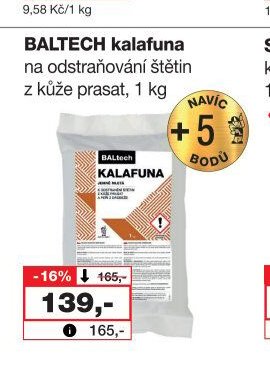 BALTECH kalafuna na odstraňování štětin z kůže prasat, 1 kg - Barvy a laky drogerie akcniletaky.com