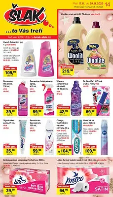 akční leták Šlak drogerie 17.11.2025-29.11.2025