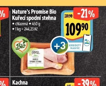 Nature's Promise Bio Kuřecí spodní stehna