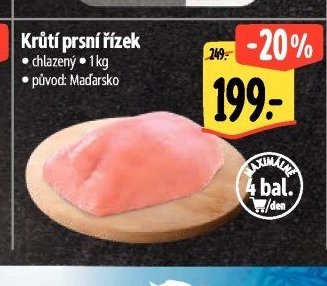Krůtí prsní řízek